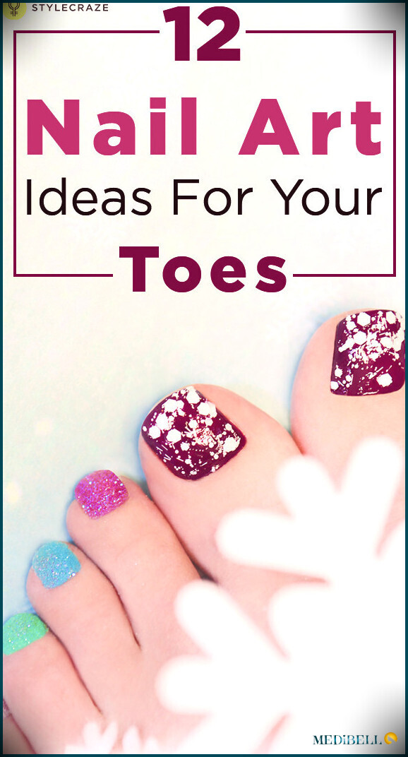 12 ideas de diseño de uñas para los dedos de los pies