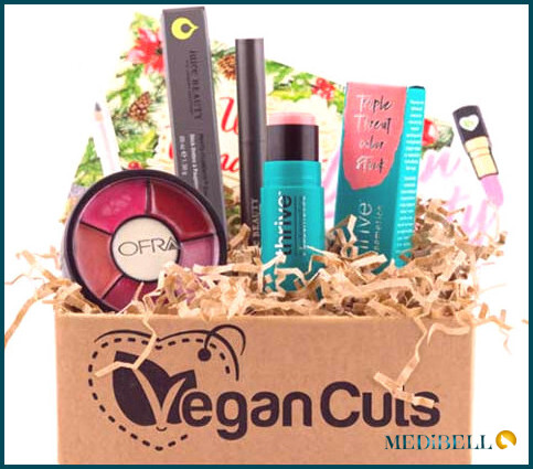 Vegan Cuts Makeup Box caja de suscripción de maquillaje