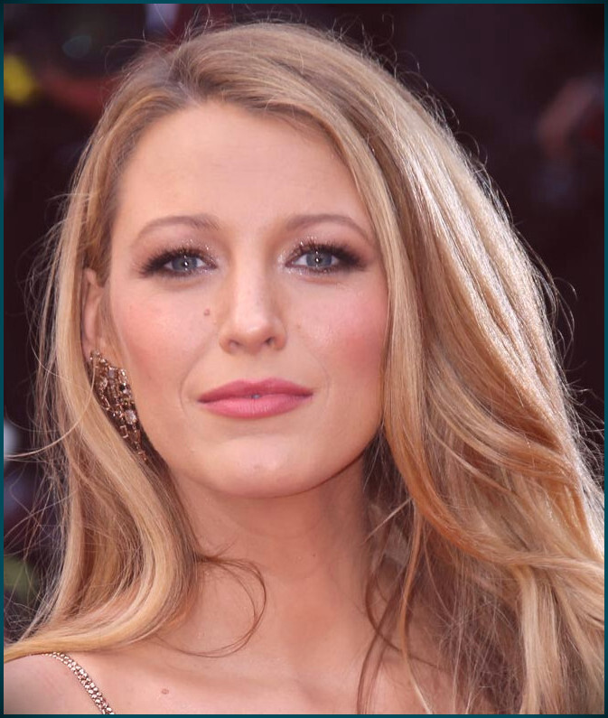 Blake-Lively has an oval face shape