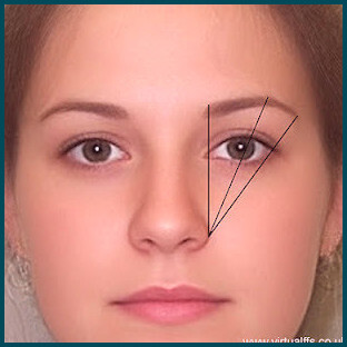 Avoid over tweezing to achieve arched eyebrows