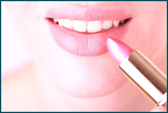 Coral pink in matte lipstick shade for fair skin
