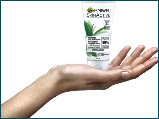 Exfoliante facial garnier