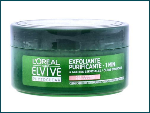 Exfoliante capilar pelo graso