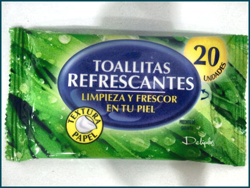 Toallitas refrescantes deliplus